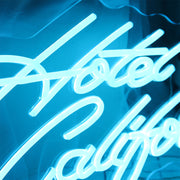 California Hotel Neon Sign