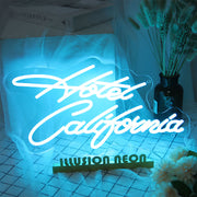 California Hotel Neon Sign