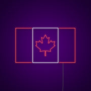 Canada Flag Neon Sign