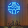 Captain America Shield Neon Sign