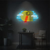 Carhartt With Ladder And Cloud LED Neon Acrylic Artwork