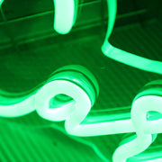 Carmen Care Green Neon Sign