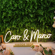 Caro And Marco Yellow Neon Sign