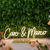 Caro And Marco Yellow Neon Sign