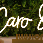 Caro And Marco Yellow Neon Sign