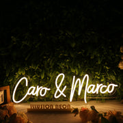 Caro And Marco Yellow Neon Sign