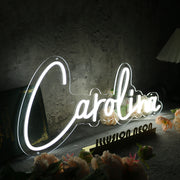 Carolina White Neon Sign