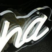 Carolina White Neon Sign