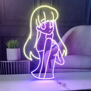 Cartoon Character Neon Sign