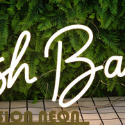 Cash Bar Yellow Neon Sign