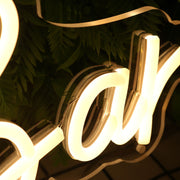 Cash Bar Yellow Neon Sign