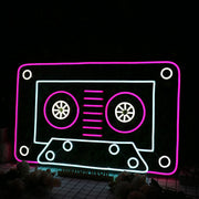 Cassette Tape Neon Sign