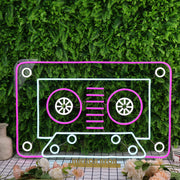 Cassette Tape Neon Sign