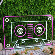 Cassette Tape Neon Sign