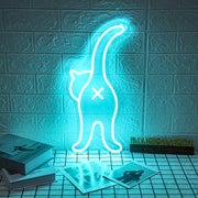 Cat Butt for Cat Lovers Neon Sign