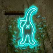 Cat Butt for Cat Lovers Neon Sign