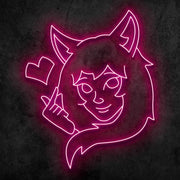 Cat Girl Neon Sign