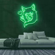 Cat Girl Neon Sign