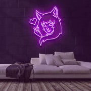 Cat Girl Neon Sign