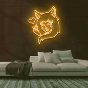 Cat Girl Neon Sign