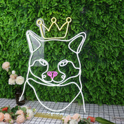 Cat Wearing A Crown Custom Neon Sign