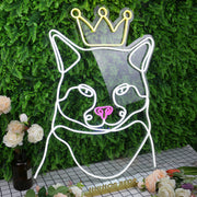 Cat Wearing A Crown Custom Neon Sign