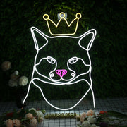 Cat Wearing A Crown Custom Neon Sign