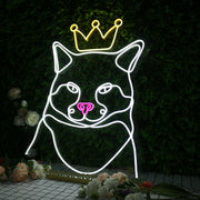 Cat Wearing A Crown Custom Neon Sign