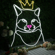 Cat Wearing A Crown Custom Neon Sign