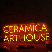 Ceramica Arthouse Orange Neon Sign