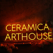 Ceramica Arthouse Orange Neon Sign