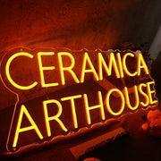 Ceramica Arthouse Orange Neon Sign