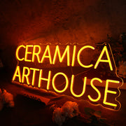 Ceramica Arthouse Orange Neon Sign