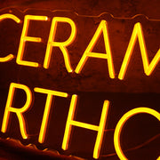 Ceramica Arthouse Orange Neon Sign