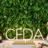 CFDA Yellow Neon Sign