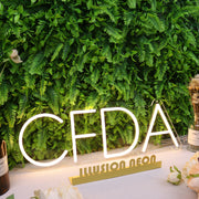 CFDA Yellow Neon Sign