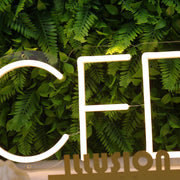 CFDA Yellow Neon Sign