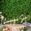 Champagne Sup Yellow Neon Sign