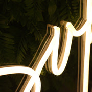 Champagne Sup Yellow Neon Sign