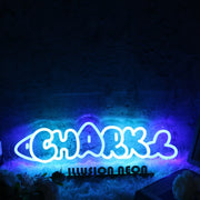 Chark Blue Neon Sign