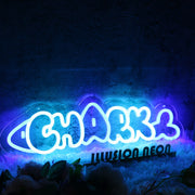 Chark Blue Neon Sign