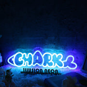 Chark Blue Neon Sign