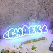 Chark Blue Neon Sign