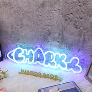 Chark Blue Neon Sign