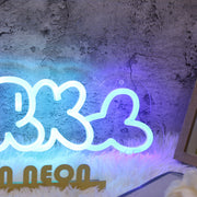 Chark Blue Neon Sign