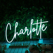 Charlotte Name Neon Sign