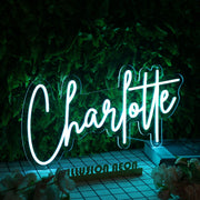 Charlotte Name Neon Sign