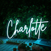 Charlotte Name Neon Sign