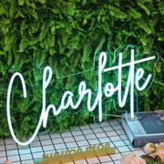 Charlotte Name Neon Sign