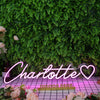 Charlotte Purple Neon Sign